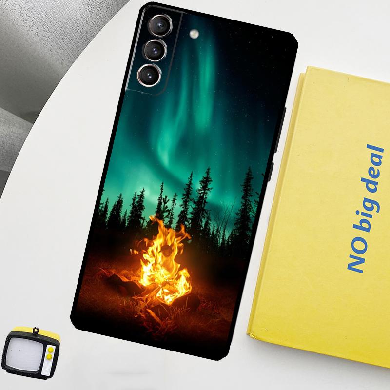

Northern Lights Phone Case For Samsung Galaxy S26 S24 Ultra S20 S21 S22 S23 Plus S10 S24 FE S25 Ultra Cover Galaxy S25Ultra