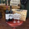 1 Set Mini Cutie de Vin Modele Miniaturale de Vin Roșu Sticle și Pahare Mini Realiste pentru Vila Păpușilor Scene Miniaturale Decor Bucătărie