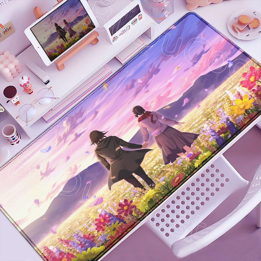 New Cool Anime Attack On Titan Large Mouse Pad Computer Non-slip Mousepad XXL 900x400mm Gaming Laptop Keyboard Mouse Mats Carpet