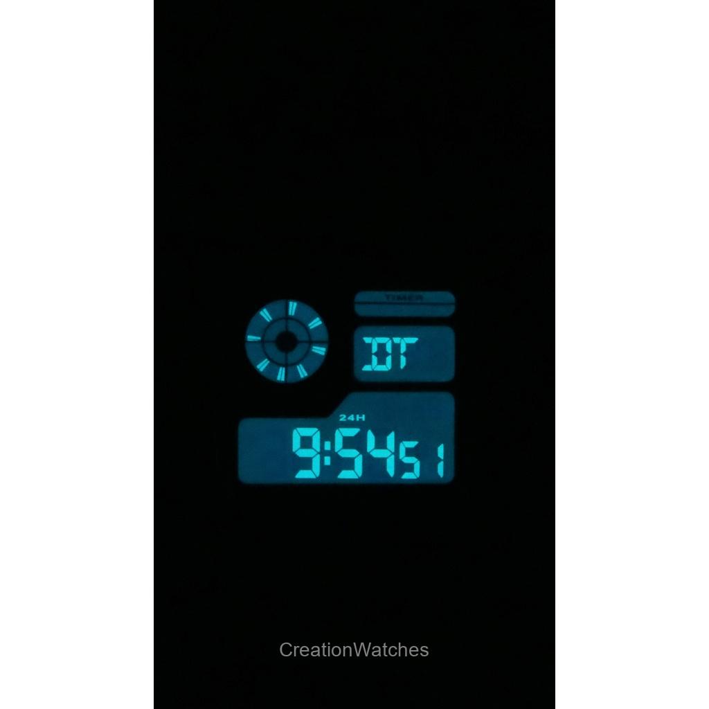 INVICTA Activa Digital Curea Poliuretan Verde Ceas pentru Bărbați Cadran Negru Quartz ACW1299-002