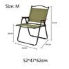Aluminum Folding Chair Portable Camping Chair Heavy Duty Outdoor Picnic Chair Car Trunk Lightweight Chair for Beach Hiking