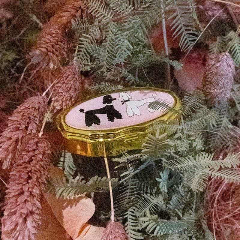 Andrea Garland Kissing Poodle Lip Balm