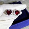CC Stud Earrings for Women Ladies 925 Silver Needle Fine Jewelry Hot Cubic Zircon Ear Brincos Wholesale Accessories