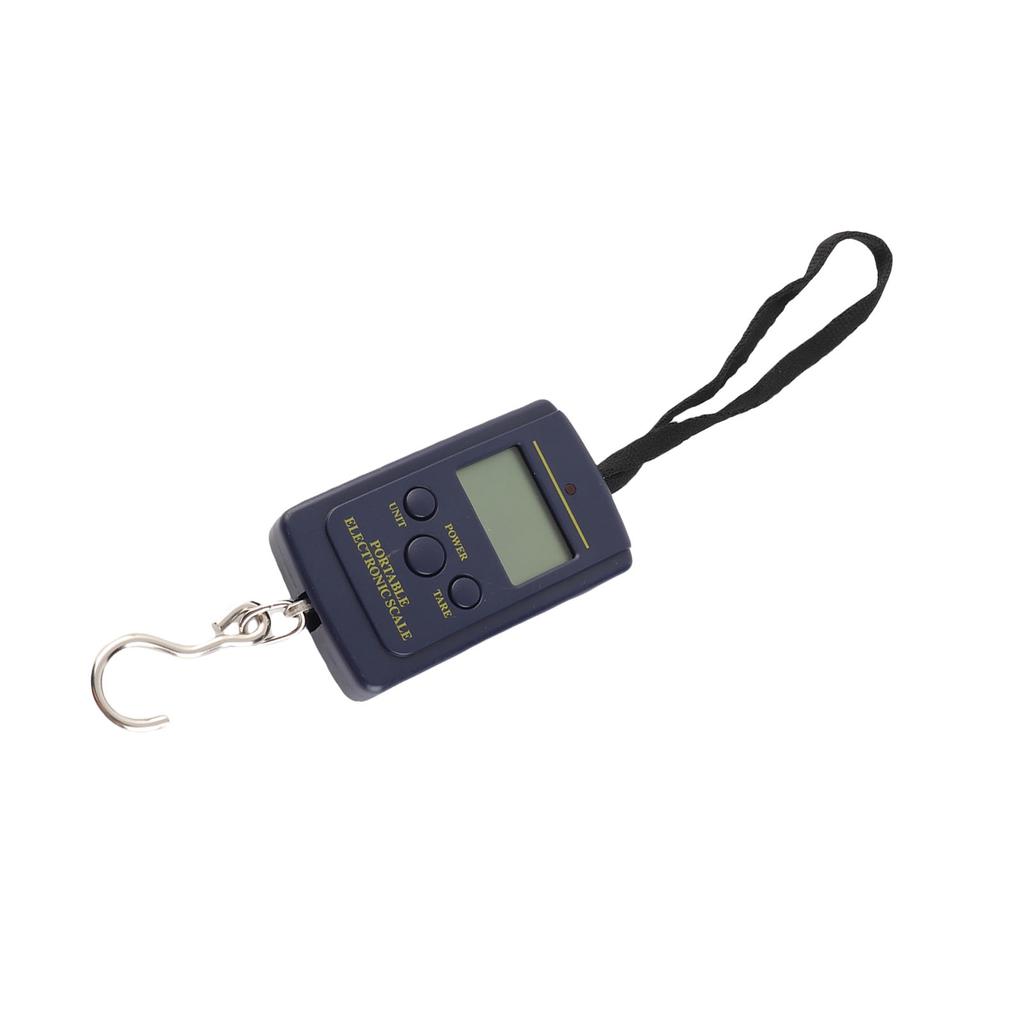 Large LCD Display Electronic Suspension Scale, 40Kg/10g Capacity Portable with Hook for Luggage
