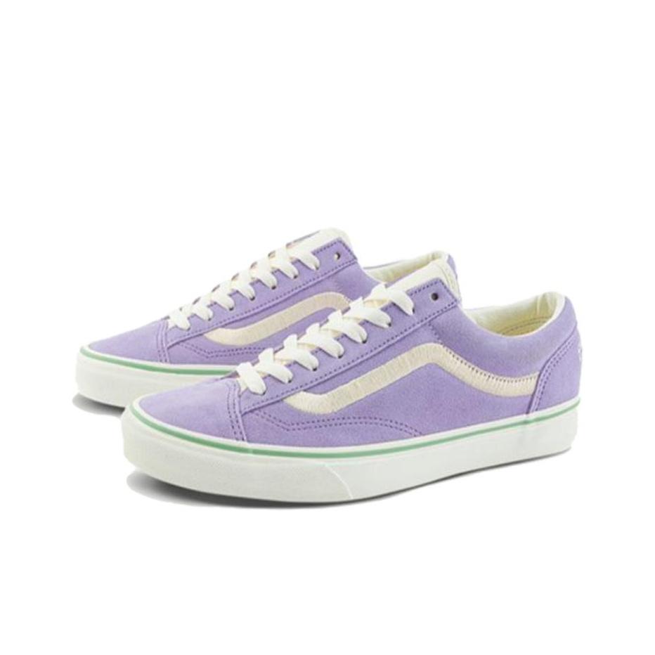 Vans Stil 36 Bekväma Enkla Låga Skate-skor Unisex sneaker Ljuslila Ris VN000XI0DT2