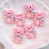 10Pcs New Cute Cartoon Little Bear, Monster Series Flat Back Ornament Jewelry Bows Accessories