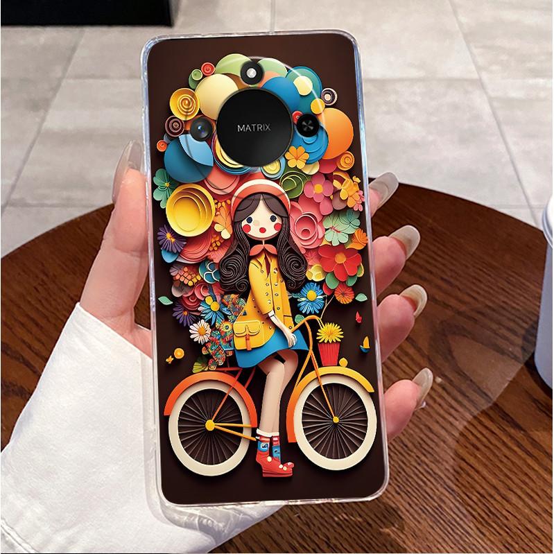 For Honor X9C Smart 5G Casing Clear Luxury Cute Love Rabbit Funny Cool TPU Soft Silicone Phone Case HonorX9C Smart 5G Back Cover