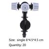 20pcs Micro Mist Sprinkler High Pressure Irrigation Sprayers Easy Installation for Outdoor Misting Cooling System