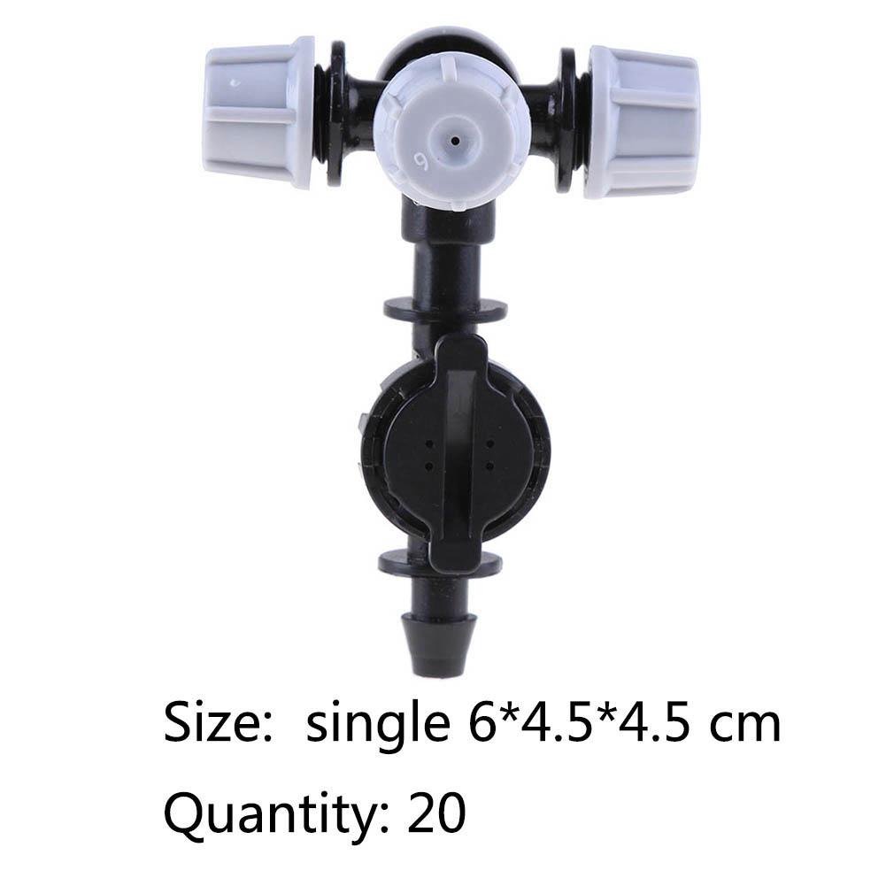 20pcs Micro Mist Sprinkler High Pressure Irrigation Sprayers Easy Installation for Outdoor Misting Cooling System