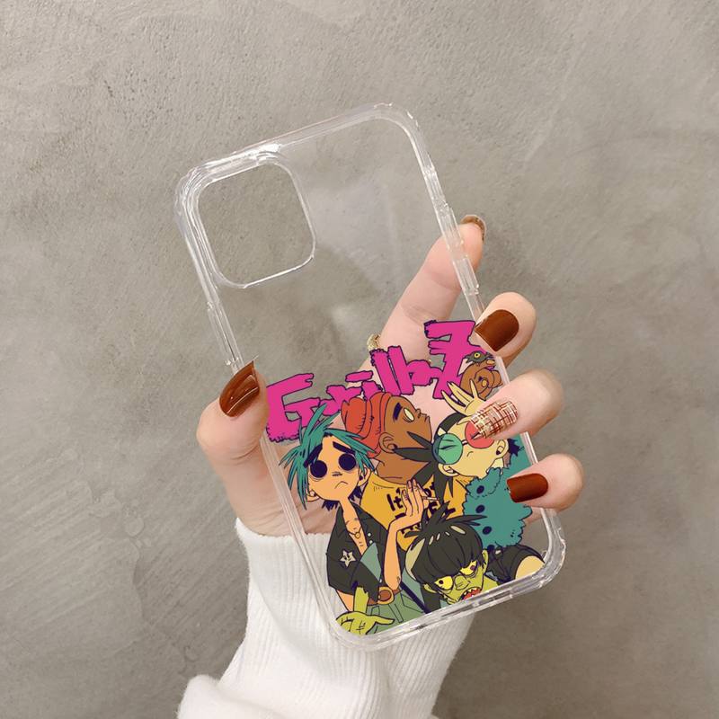 

Чехол Gorillaz для iPhone 11 12 13 mini pro XS MAX 8 7 6 6S Plus X 5S SE 2020 XR iphone 12 mini