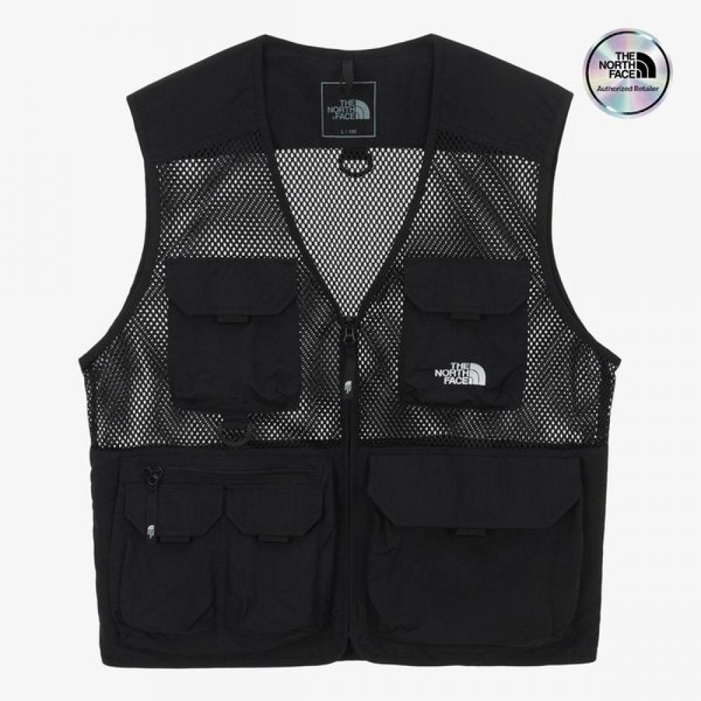 The North Face Men S Exploring meSh veSt nv5vS01a Black BLACK/085