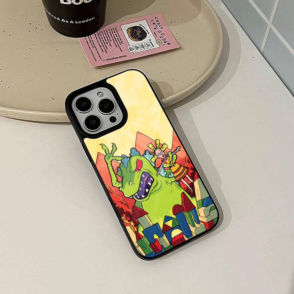 Cute Cool Rugrats Funny Phone Case for Iphone 17 16 15 14 Air 13 12 11 Pro Max Mini Plus Fundas Shell PC+TPU Cover