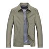Men's Lightweight Business Casual Jacket - Spring/Autumn Lapel Shirt for Middle-Aged Dads