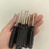 Black Handle Phillips/Slotted Screwdriver Set (2.0-5.0mm) for Toy and Small Appliance Repair