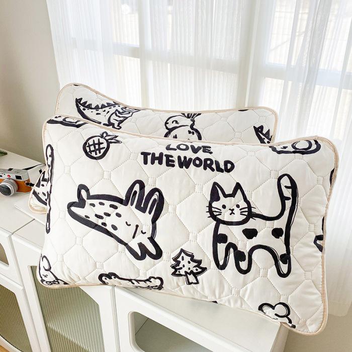 2025 Waterproof Washed Cotton Pillowcase