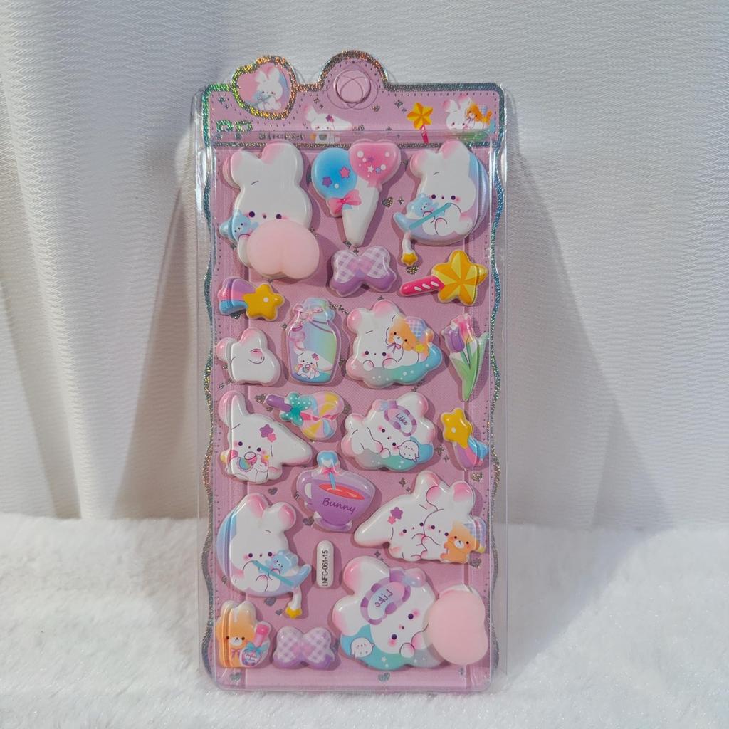 Packung mit 6 3D-Pfotenabdruck Niedliche 3D-Squishy-Po-Aufkleber für DIY Perfekt zum Entlasten und Dekorieren von Handy und Geschenken Aufkleber, Dekoration, Mädchen, Stress,