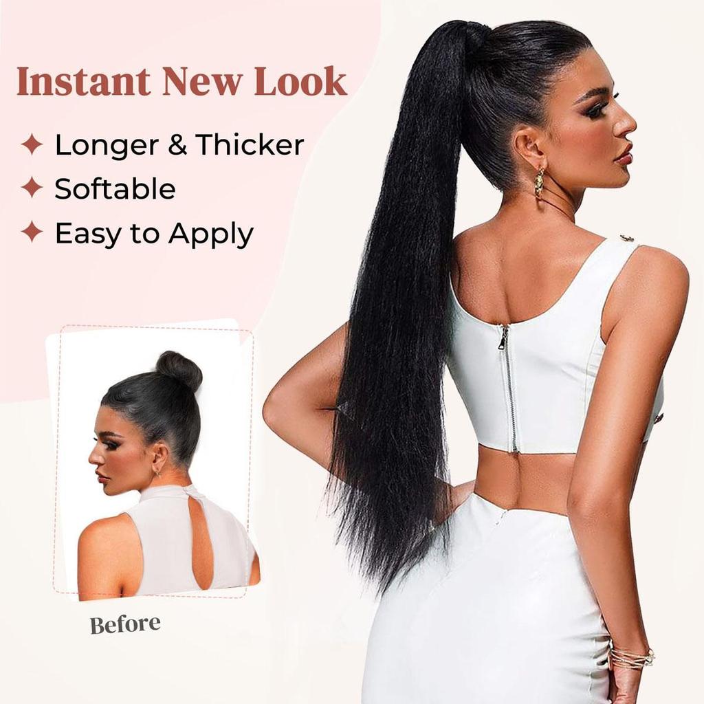 Ponytail extension elastic best sale