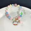 Kuromi Colorful Popcorn Crystal Beaded Bracelet - Christmas Hot Sale for Students & Besties