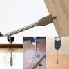 6-teiliges Set Titan-Sechskantschaft-Spatenbohrer Flachbohrer Holzbohrer 3-Punkt-Holzbearbeitungsöffner Elektrowerkzeuge Lochsäge 10-32 mm