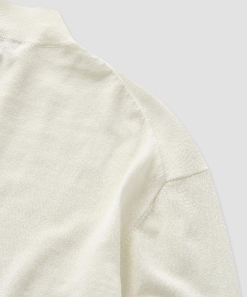 Pilpeu Basic Mock Neck Knit 19(Off White)