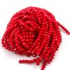 Crystal Beads 2 3 4 6 8mm Rondelle Loose Spacer Blue Glass Beads for Jewelry Making Bracelets Supplies Necklace DIY Accessories