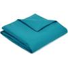Housse De Couette 220 X 240 Cm Uni Bleu Canard Alice