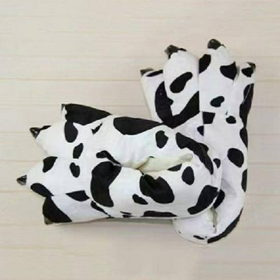 Claw Shoes: Unisex Autumn/Winter Cozy Velvet Slippers with Wrap Heel In Various Colors, Available In Large Sizes