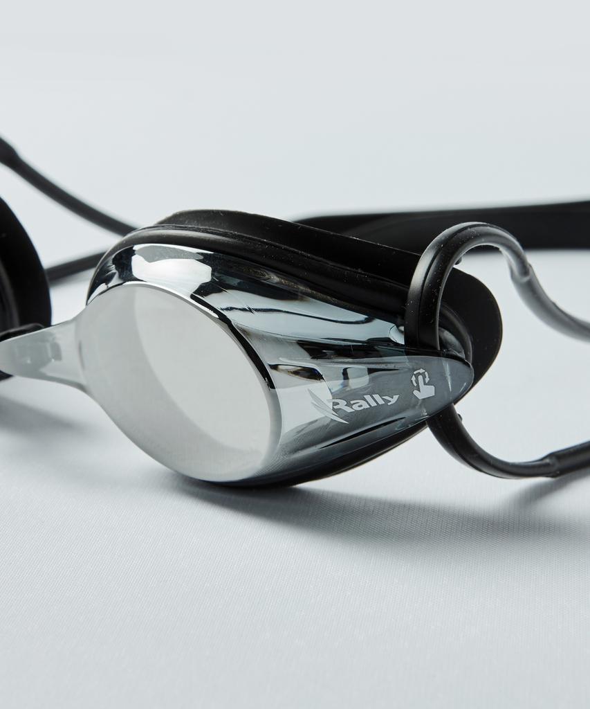 Laelliseupocheu [Nrue020Mr Blk] Mirror-Coated General-Purpose Swimming Goggles