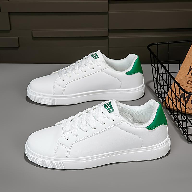 

New Men Board shoes Running Mesh Fashion Casual Sneakers Outdoor Comfortable Soft Training Walking Race Thick soles White Shoes 38