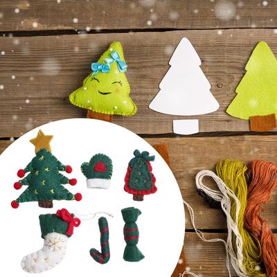 Christmas Craft Kits Ornament DIY Kit Fun Hanging Decor Tree