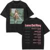 T-shirt Grafica Lana Del Rey Occhi Vintage Lavata Uomo Donna Moda T-shirt Oversize a Maniche Corte Maschile Casual Cotone