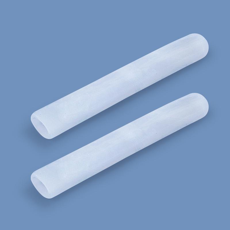 

Closed-End Soft Toe Protector for High Heels - Anti-Rubbing SEBS Finger Cots, Long, Cuttable