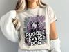 Poodle Service Dog T-Shirt, Cute Dog Lover Gift, Dog TShirt, Poodle Design Shirt, Pet Owner Tee, Animal Lover Clothing, Unisex T-Shirt