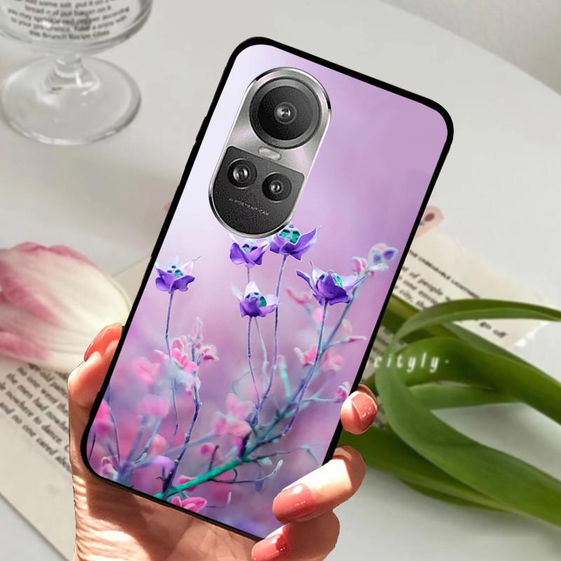 For Oppo Reno 10 5G CPH2531 Case Reno10 Shockproof Soft TPU Silicone Phone Cover For Oppo Reno 10 Pro 5G CPH2525 Funda Cartoon
