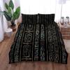 Antique Egyptian Duvet Cover Set King Queen Double Full Twin Single Size Hieroglyphs N Deities Bedding SetBed Linen Set