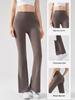 Lycra Antibacterial High-Waist Yoga Flare Pants for Women | Hip-Lifting, Wide-Leg, Micro Flare Fitness & Dance Pants