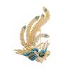 Qifeng High-end Women's Exquisite Enamel Phoenix Feeling Brooch