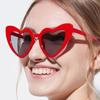 Heart Multicolor Fashion Women Sunglasses Cute Holiday Party Summer Beach Glasses