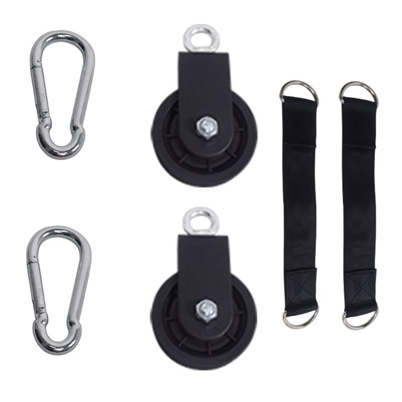 Fitness Pulley Wheel DIY Set Aluminum Alloys Cable Wheel Fitness Pulley Wheel Replacement for Gym Home Equipments Part 1