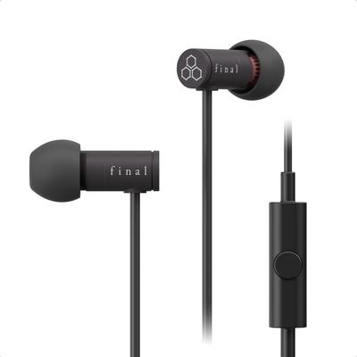 Final VR500 for Gaming In-Ear Gaming Earphones with Microphone, Compact, Gray