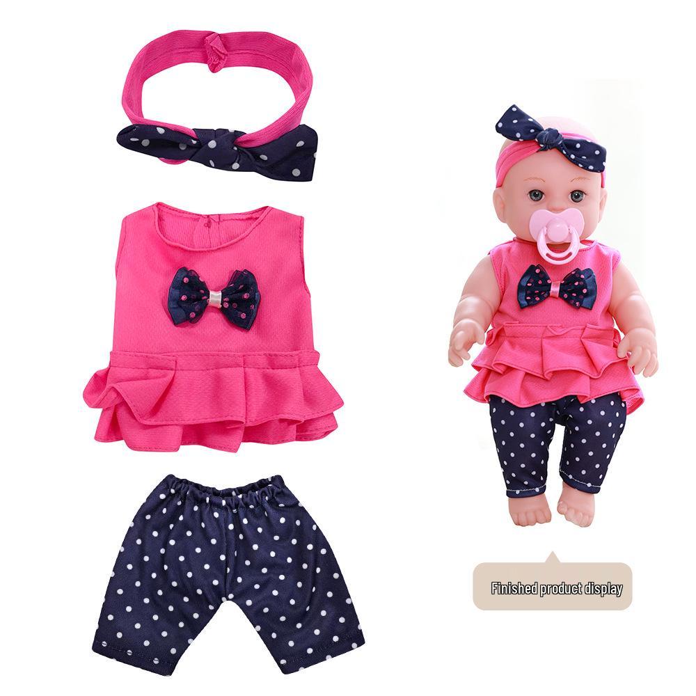 Doll Clothes Set: 30cm Baby Doll Outfit with Hat for DIY Customization