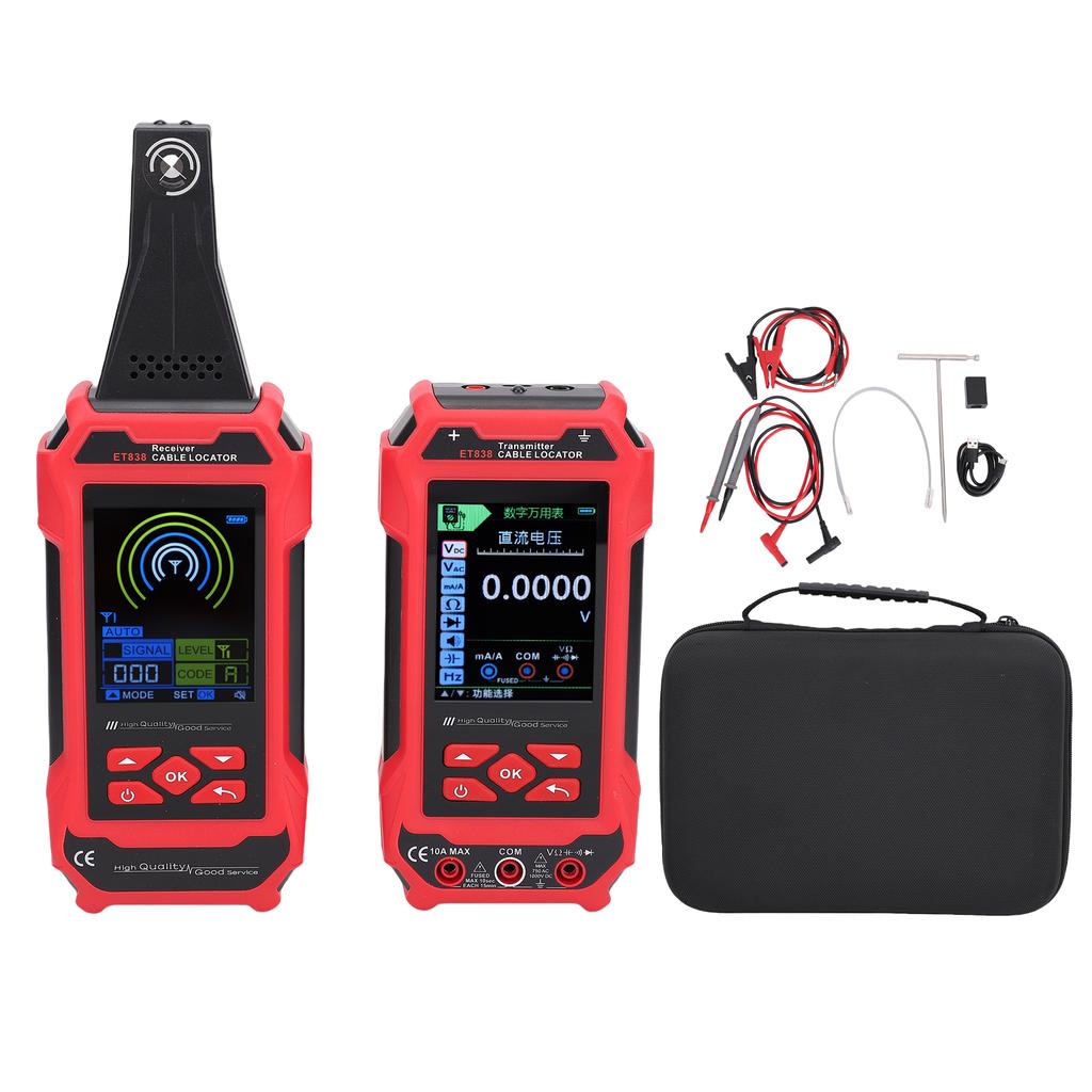 3 in 1 Cable Locator, Multimeter, and Network Cable Tester with AC DC Voltage Measurement, Breakpoint Short Circuit