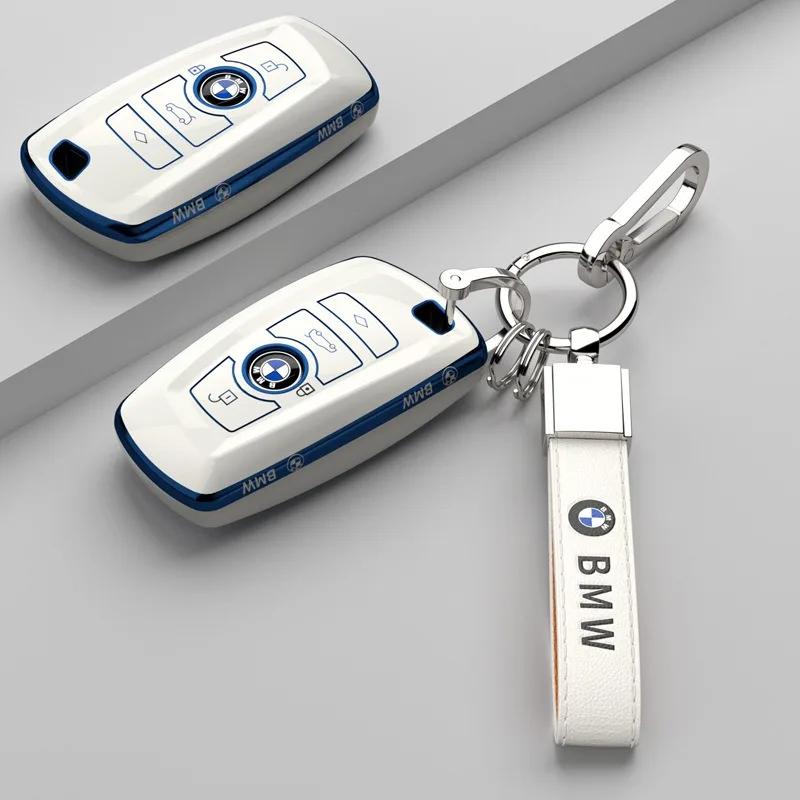 Hot 2025 New Fashion Style TPU Car Key Cover Case Shell For BMW 1 2 3 4 5 Sery F20 F21 F30 F31 F25 F01 F02 530i 550i 320i 118i 2