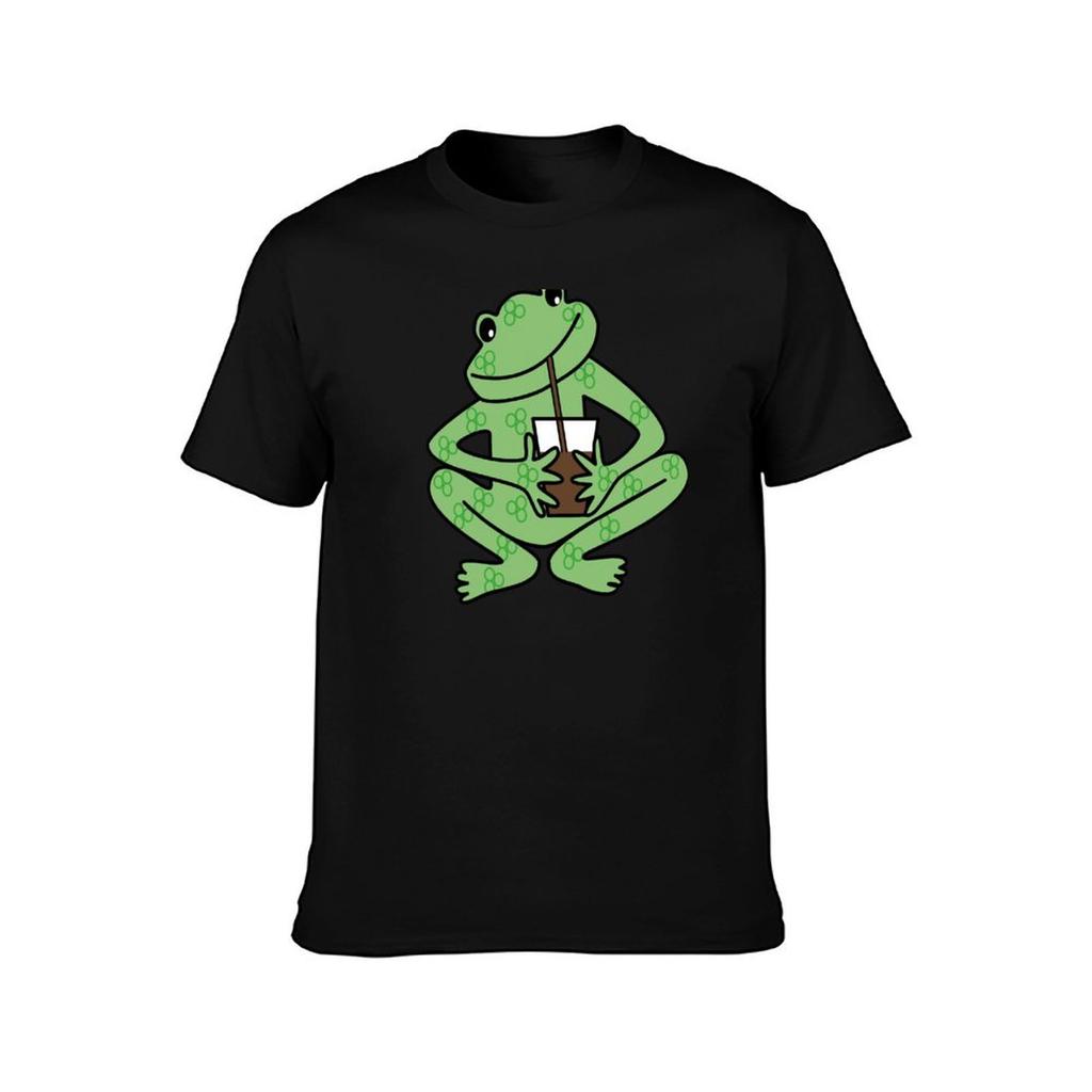 Beebthings Alberto Frog T-Shirt Basketball Graphic Tees Anime Figures Graphics Anime Heavyweight T Shirts for Men