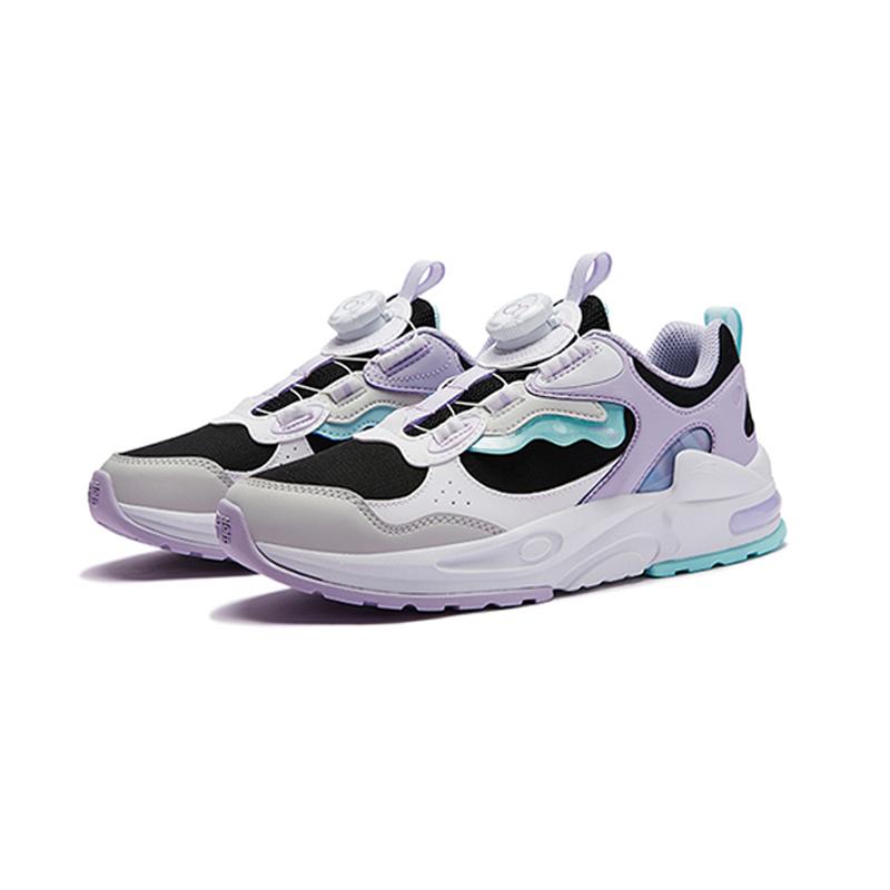 Anta Kids Synthetic Leather Fabric Lifestyle Series Versatile Personality Low-Top Running Shoes Kids sneaker 332518804U