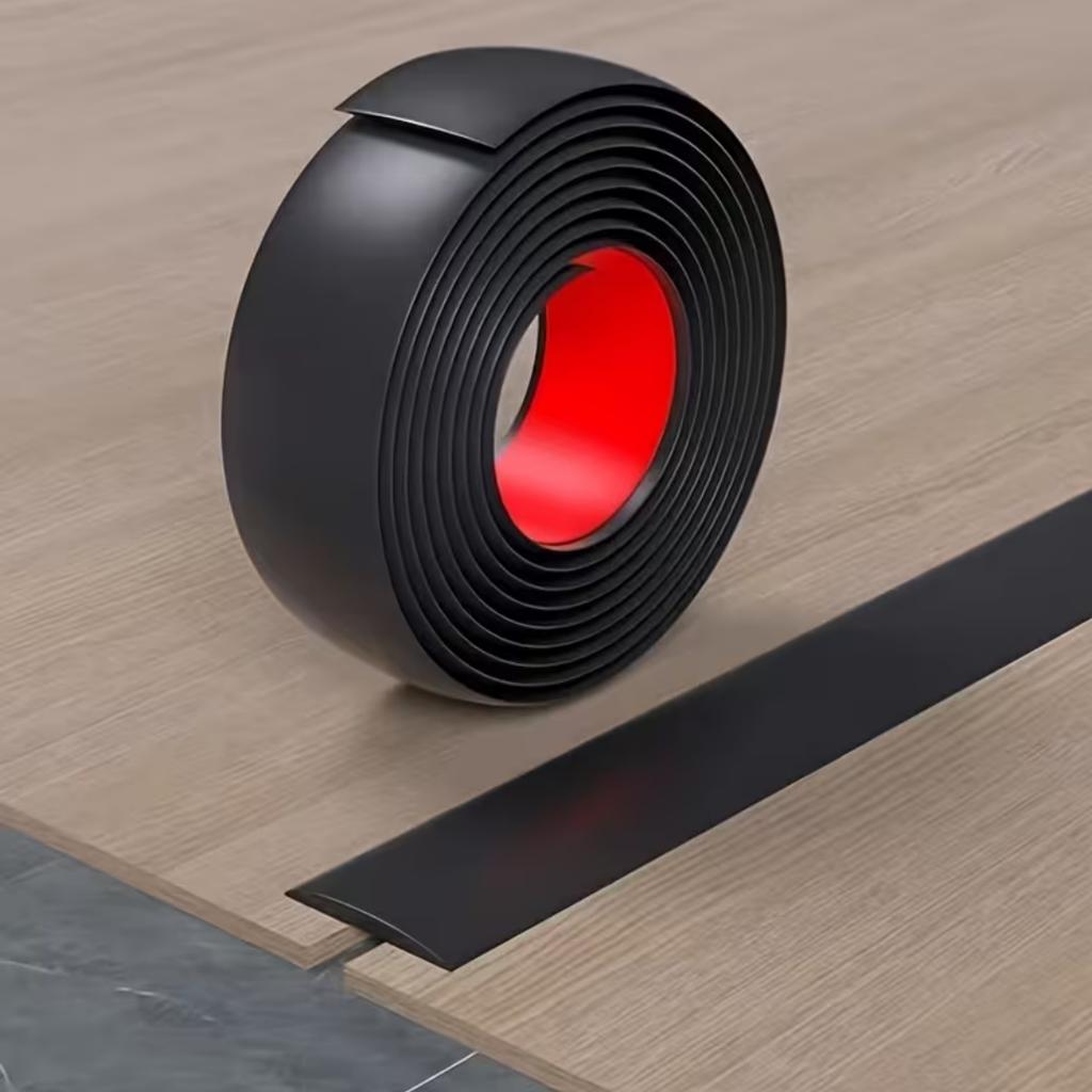 1pc Self Adhesive Floor Transition Strip T Molding for Wood Tile Doorways Easy Install Gap Cover PVC Threshold Strip