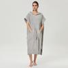 Multifunctional Quick-Dry Poncho Bathrobe: Absorbent Towel for Yoga, Running, Surfing, and Sports