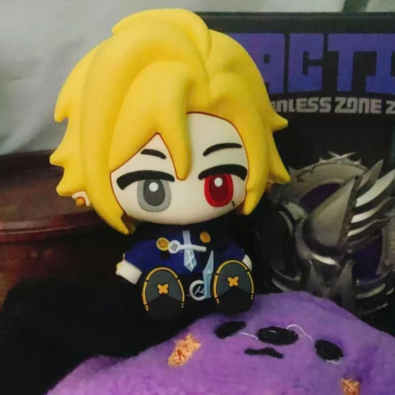 6cm miHoYo Zenless Zone Zero Leuke Hugo Q Versie Figuur Spel Merchandise Pop Anime Model Speelgoed Bureau Auto Ornament Decor Cadeau