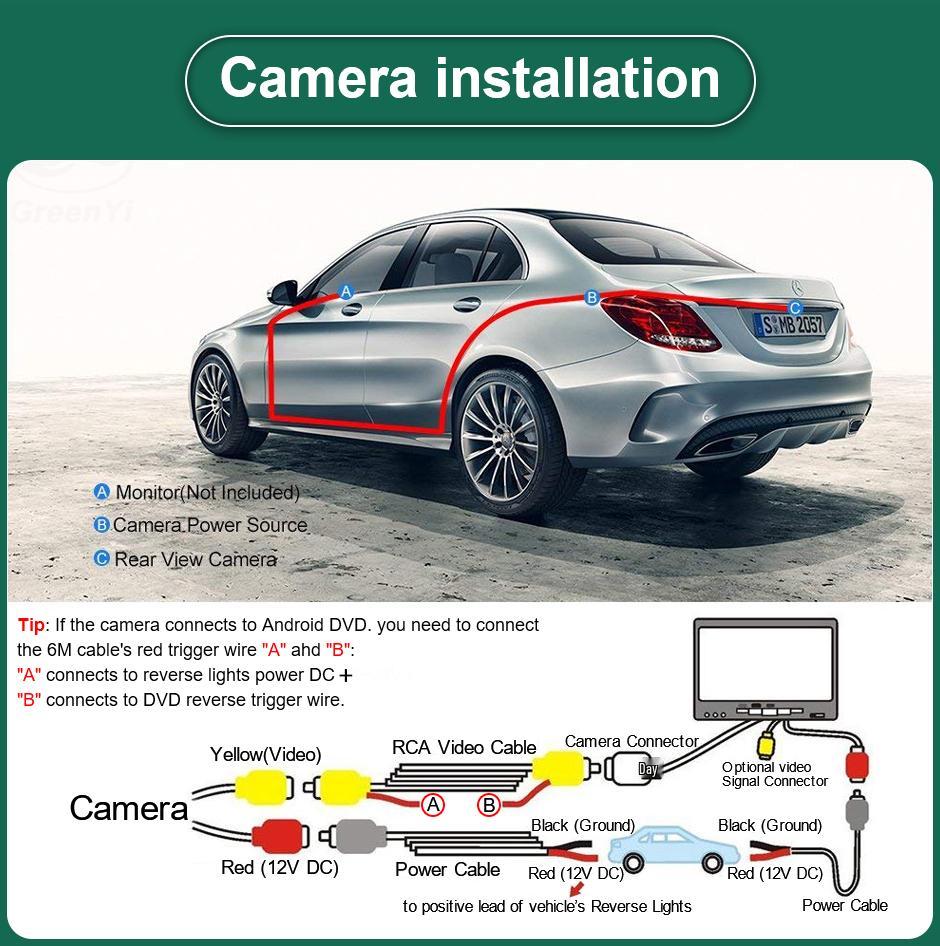 Rearview Camera for Toyota Agya/Wigo & Daihatsu Ayla - License Plate Light & Parking Safety