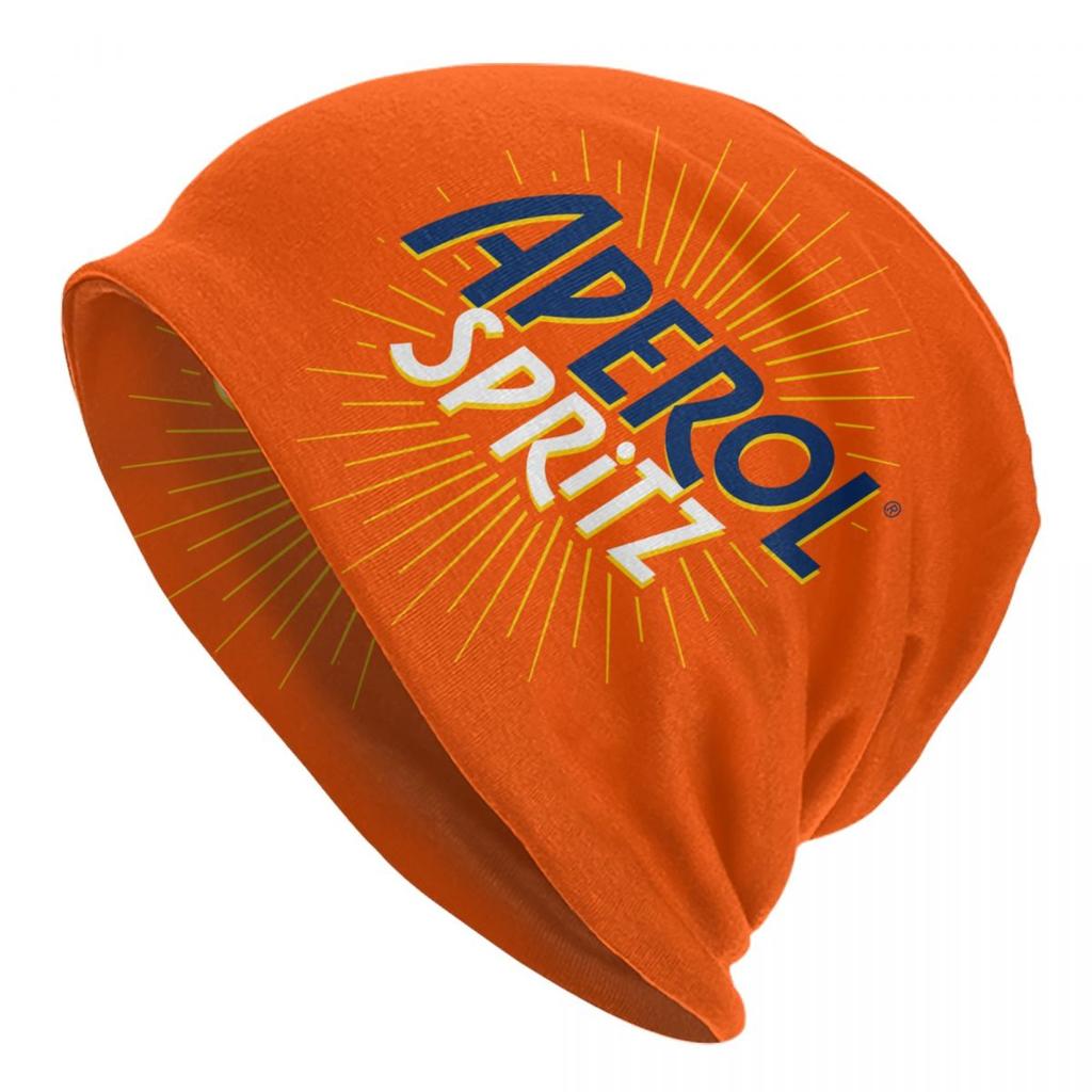 Custom Aperols Spritz Bonnet Hat Knitting Hat Men Women Hip Hop Unisex Winter Warm Beanies Cap